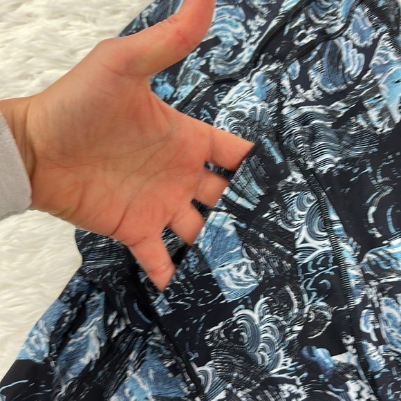 Lululemon Fast & Free Crop II *Nulux 19" Eternal Wave Starlight Black - Picture 6 of 8